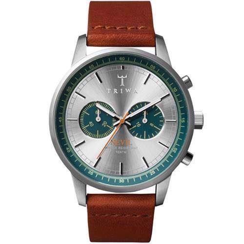 Image of mat rustfri stål Petroleum [TW03] Quartz med chronograph Herre ur fra Triwa*